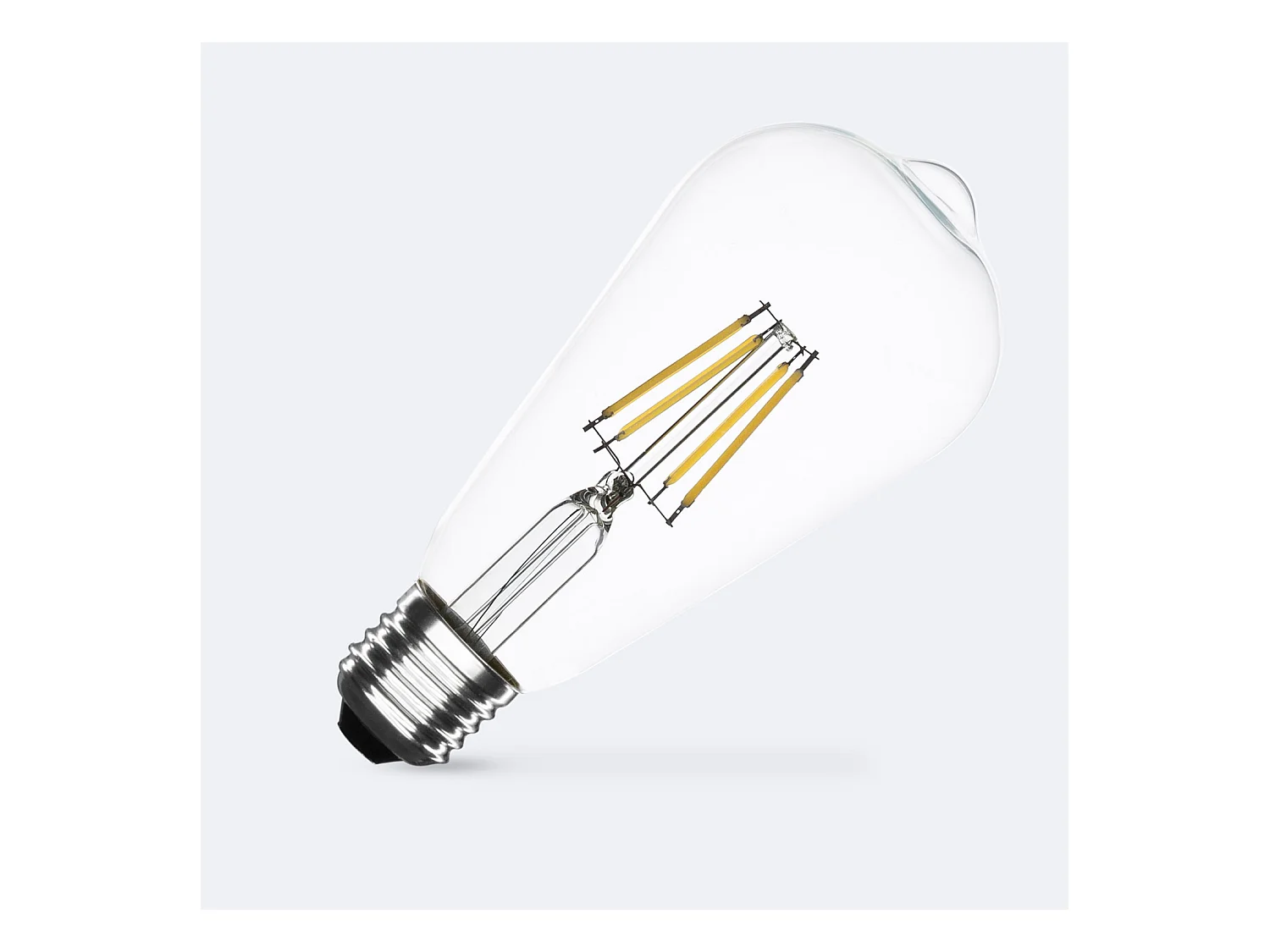 Ampoule LED Filament E27 6W 720 lm Dimmable ST64 No Flicker 4000K Blanc neutre