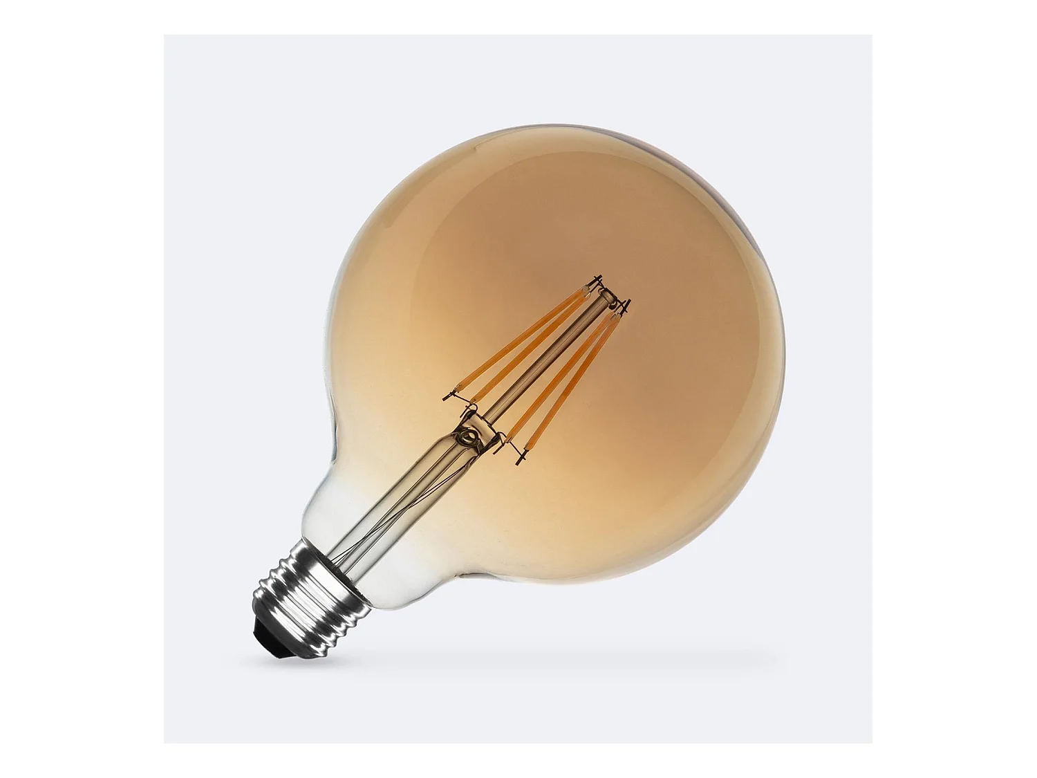 Ampoule LED Filament E27 8W 750 lm G125 Gold No Flicker 2700K Blanc chaud