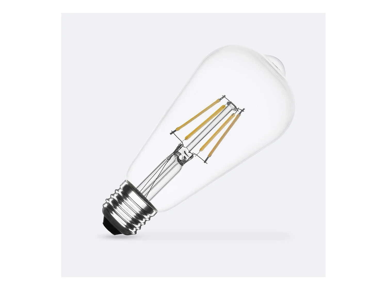 Bombilla Filamento LED E27 6W 720 lm ST64 No Flicker 4000K Blanco Neutro