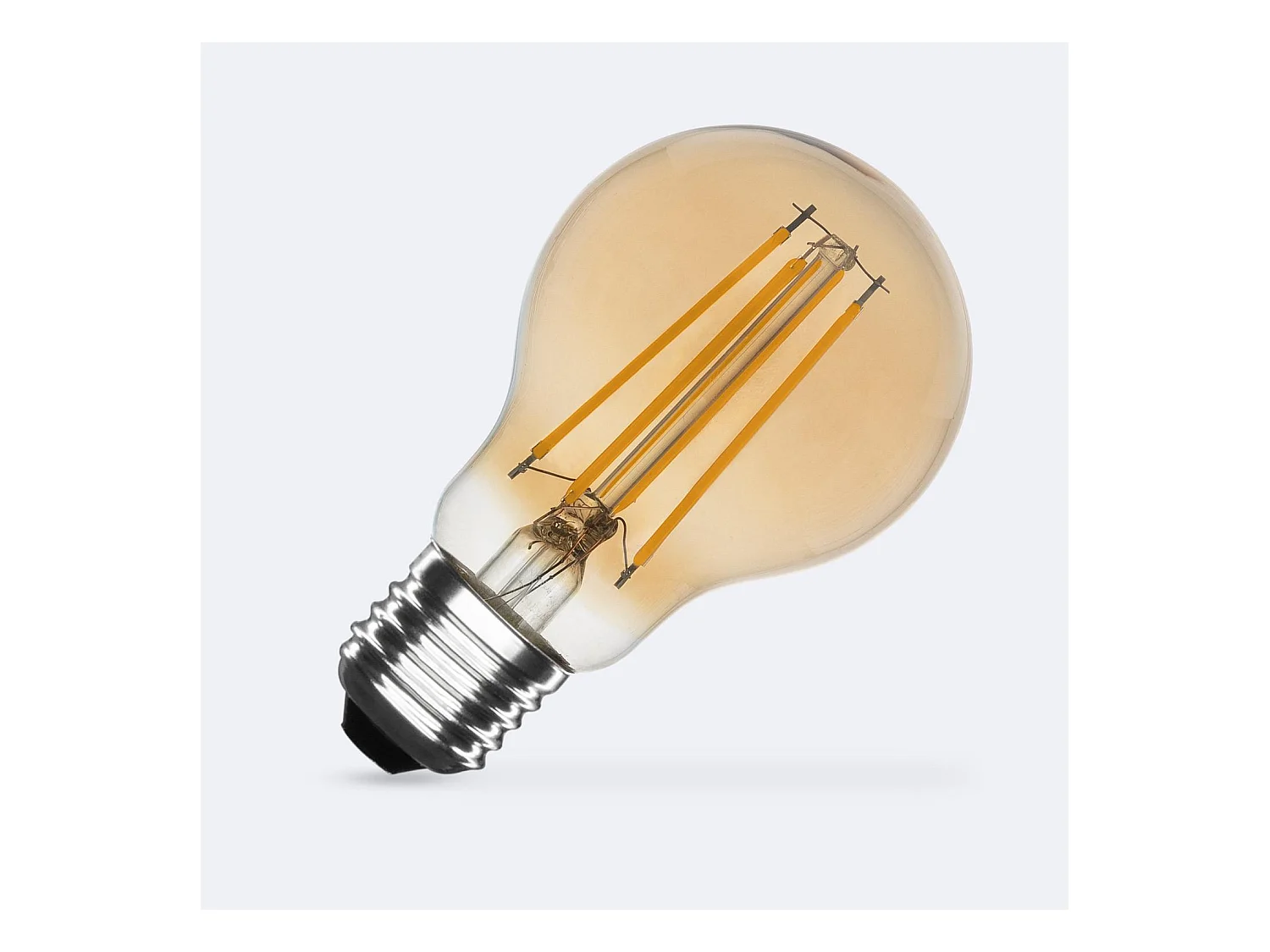 Ampoule LED Filament E27 8W 720 lm A60 Gold No Flicker 2200K Super chaud