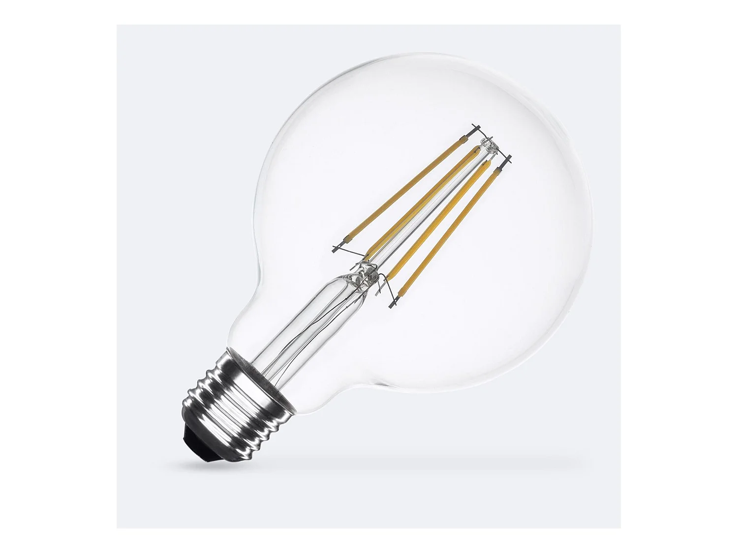 Lampadina Filamento LED E27 8W 1055 lm Regolabile G95 No Flicker 4000K Bianco Naturale