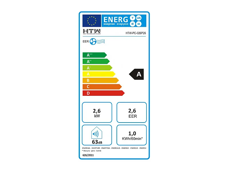 Climatisation monobloc HTW HTWPC026P26