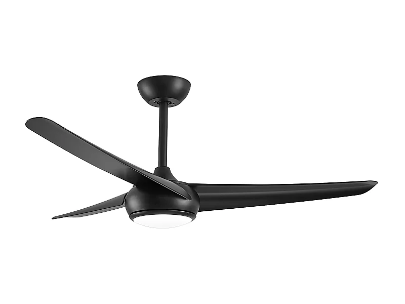 Ventilador Dc Patras Negro Led Con Memoria De Color