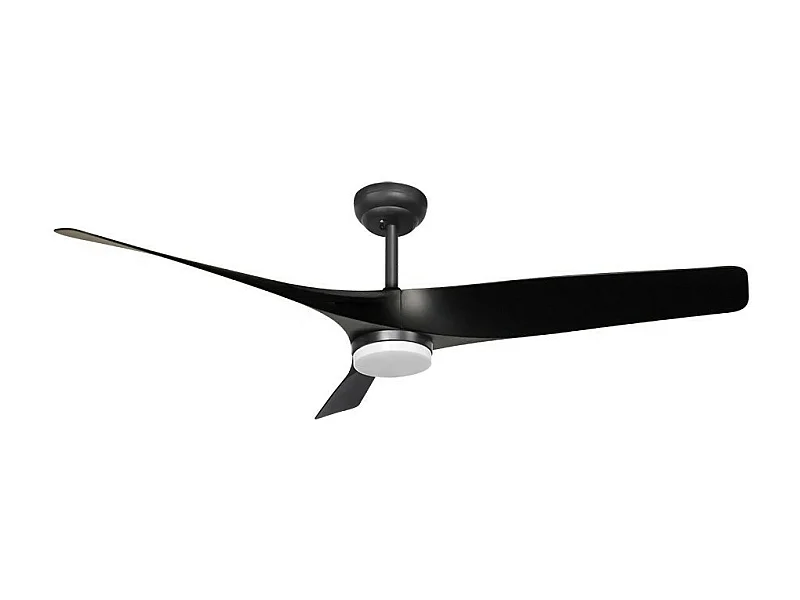 Ventilador Dc Niger Negro Memoria Color Incorporada  Control Remoto