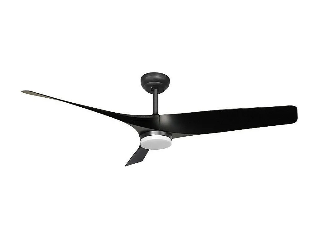 Ventilador Dc Niger Negro Memoria Color Incorporada  Control Remoto