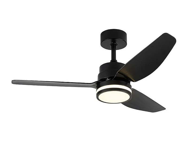 JARAMA DC Ventilateur LED Noir 20w avec Télécommande FABRILAMP