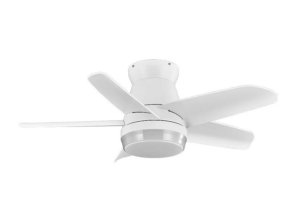 Ventilador Dc Neutron Blanco Led 3 Posiciones Y Mando A Distancia