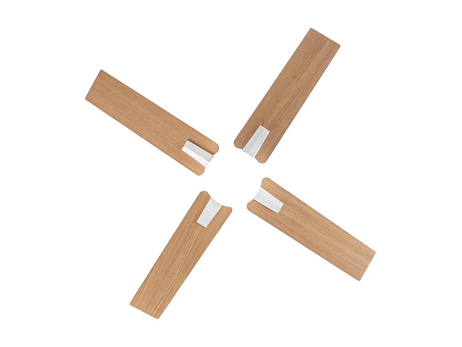 Ventilador Dc Talco Blanco 4 Aspas Led 3 Temperaturas