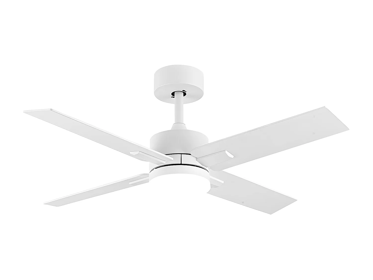 Ventilador Dc Talco Blanco 4 Aspas Led 3 Temperaturas