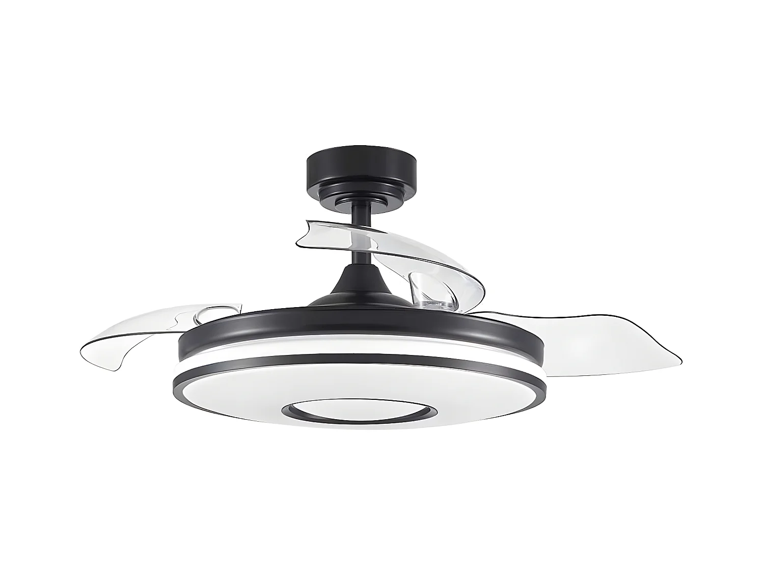 Ventilador Dc Dani L Negro Led Integrado Cct Y Memoria Color