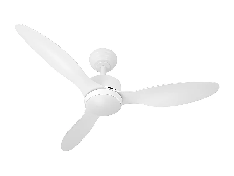 Ventilador Dc Serpa Blanco Led Dimable Y Cct Regulable