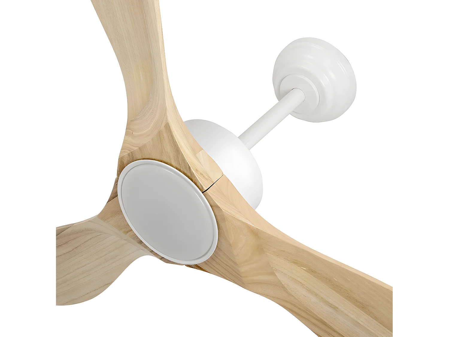 Ventilador Dc Segre Blanco Led Dimable Con Memoria Color