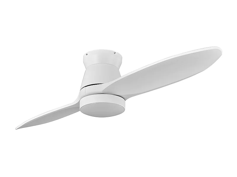 Ventilateur NORDIC White LED 24w DC avec minuterie FABRILAMP