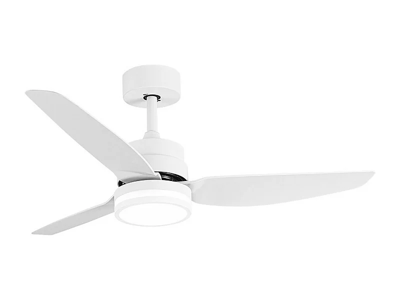 Ventilador Dc Jarama Blanco Led 20w  Con Mando A Distancia