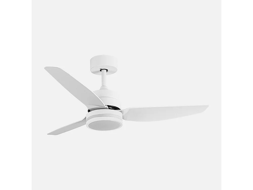 Ventilador Dc Jarama Blanco Led 20w  Con Mando A Distancia