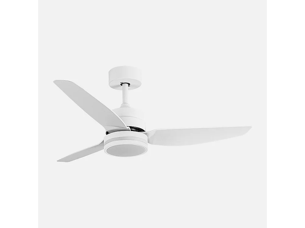 JARAMA Ventilateur DC LED blanc 20w avec télécommande FABRILAMP