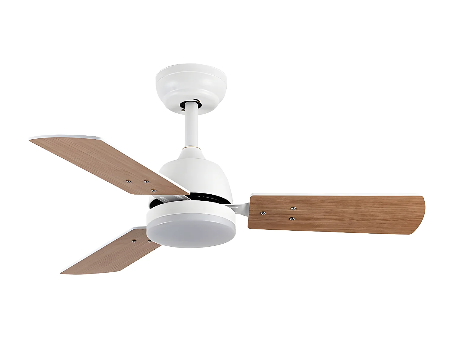 Ventilador Dc Portico Blanco Led 20w Control Remoto Con Memoria