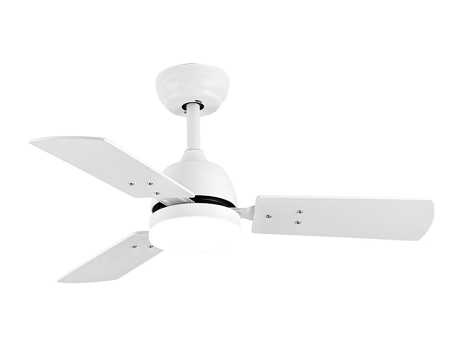 Ventilador Dc Portico Blanco Led 20w Control Remoto Con Memoria