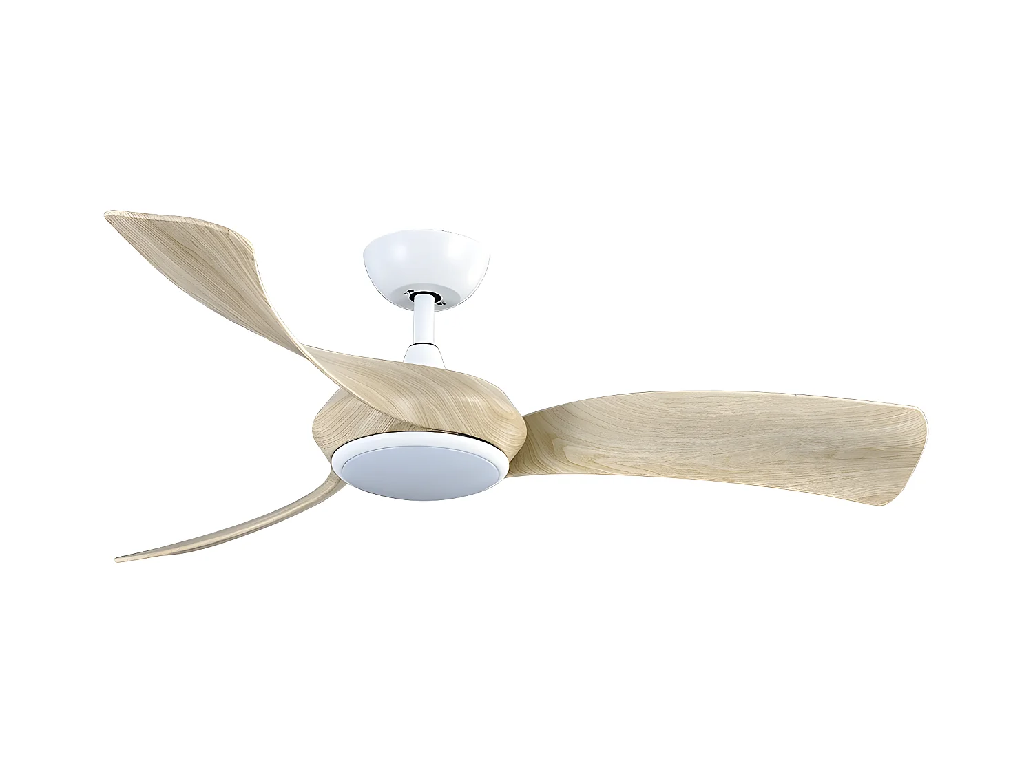 Ventilateur DC écarlate LED blanc intensité FABRILAMPdimmable
