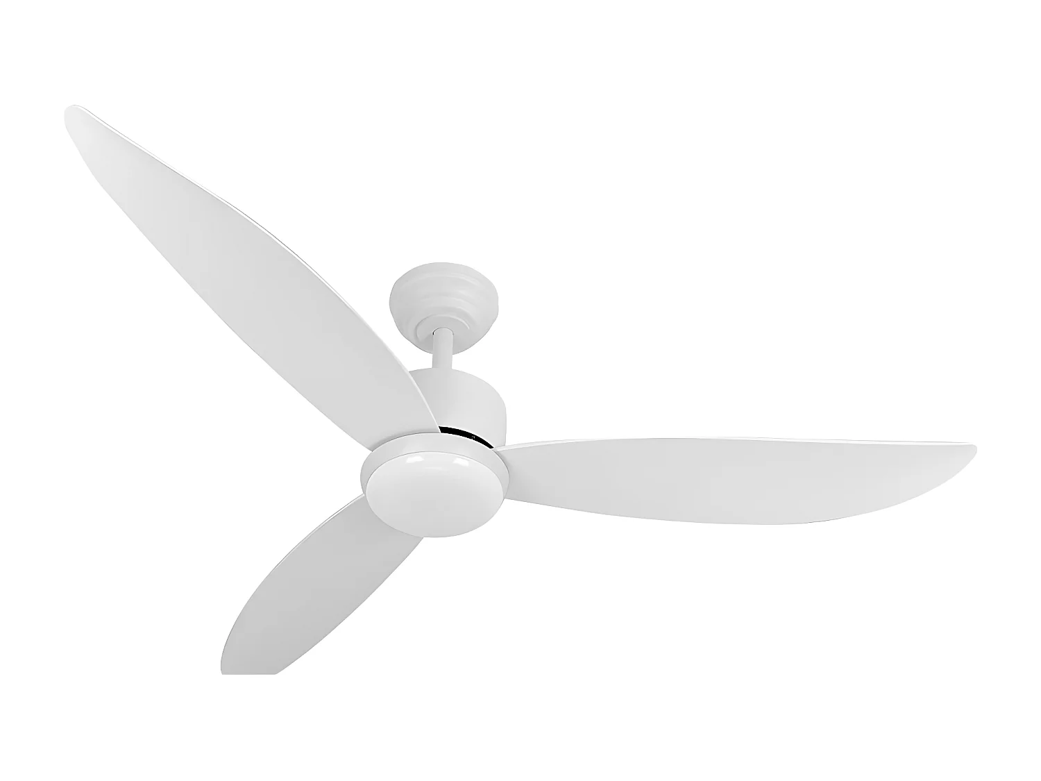 Ventilador Dc Genil Blanco Led 3 Temperaturas Memoria Color