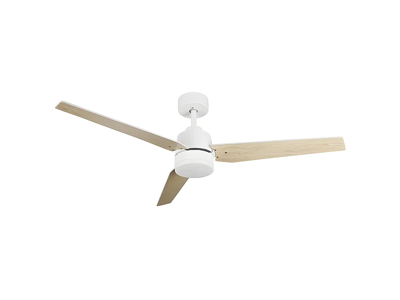 Ventilador Dc Captus Blanco Led Temperatura Regulable Control Remoto