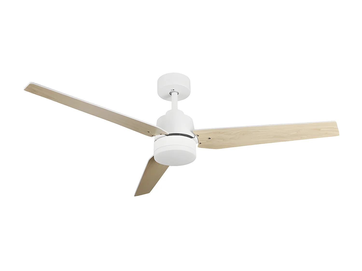 Ventilador Dc Captus Blanco Led Temperatura Regulable Control Remoto