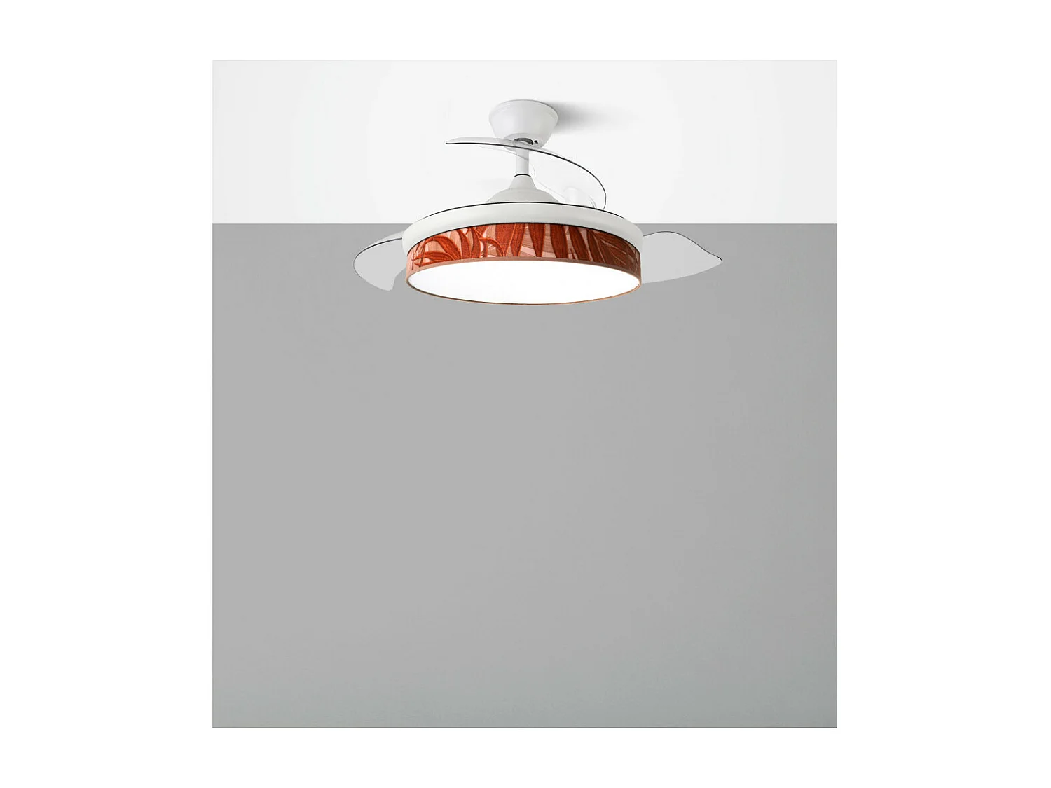 Ventilador Dc Moda Blanco Caldera Mando Distancia Funcion Inversa