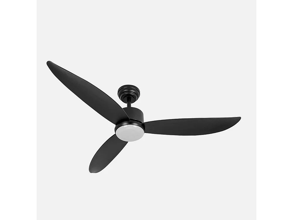 Ventilador Dc Genil Negro Led 3 Temperaturas Memoria Color