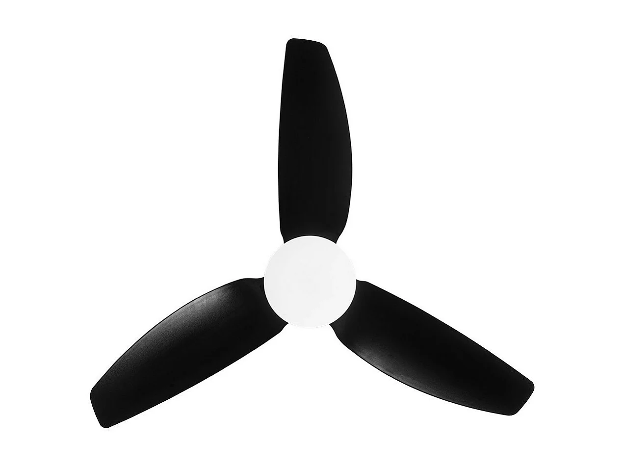 Ventilador Dc Borax  Negro Led 20w Y Memoria De Color