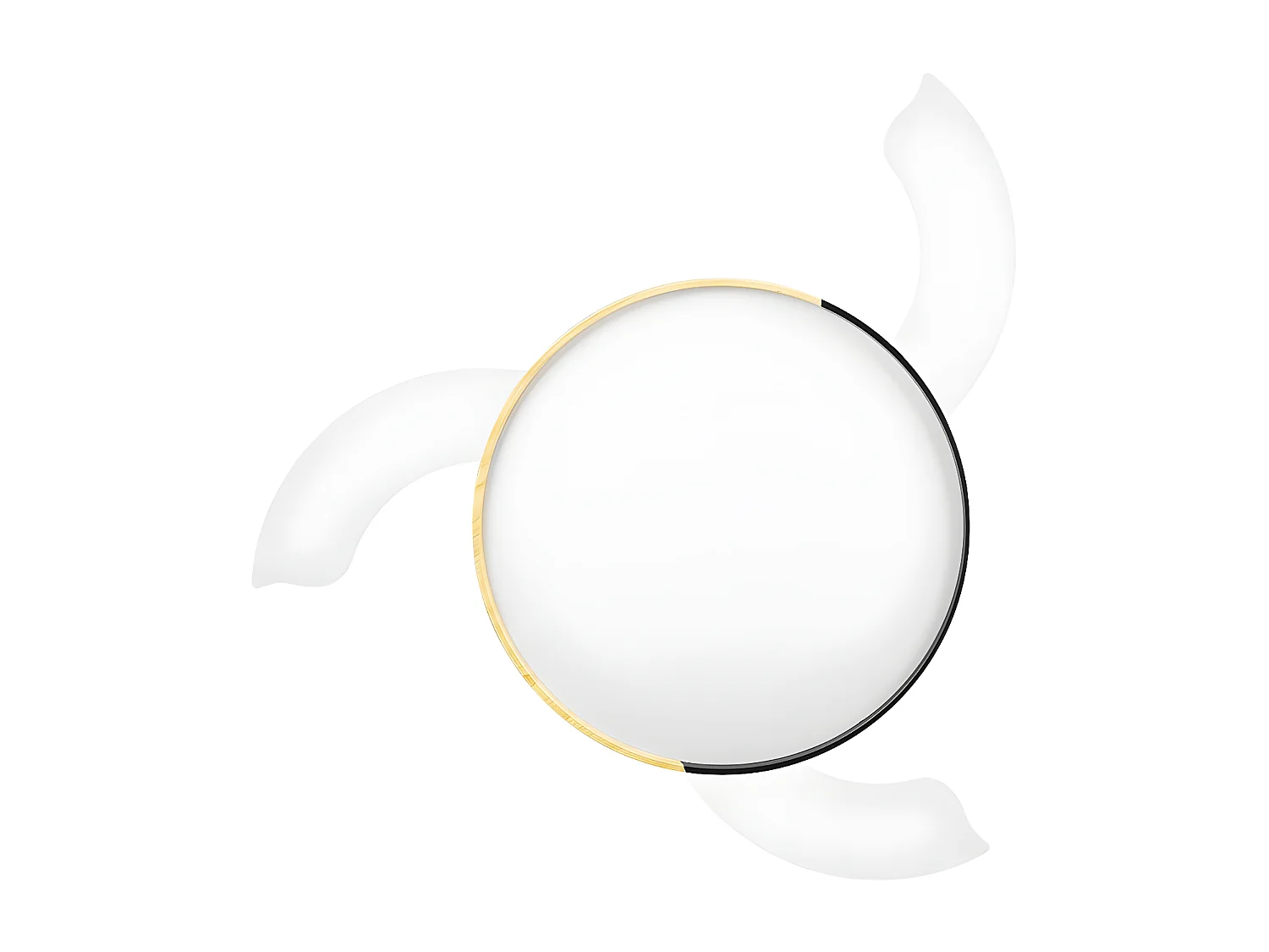 Ventilador Dc Emperador Negro Memoria Color Led  Control Remoto