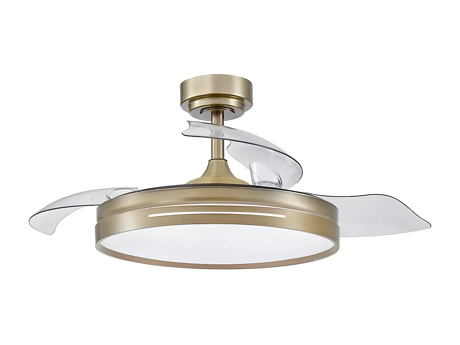 MICENAS L Ventilateur DC LED Or avec Mémoire de Couleur FABRILAMP