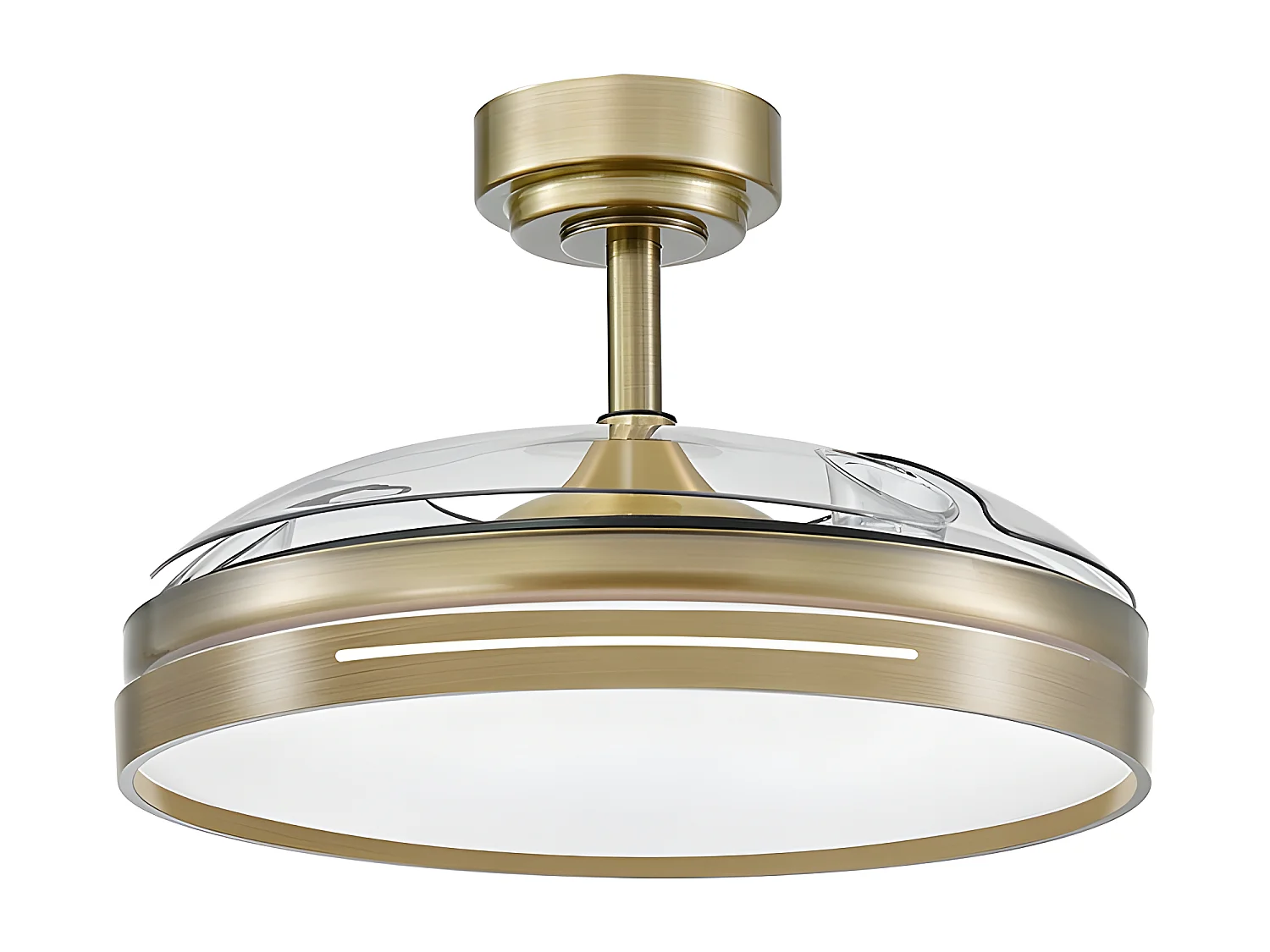 MICENAS L Ventilateur DC LED Or avec Mémoire de Couleur FABRILAMP