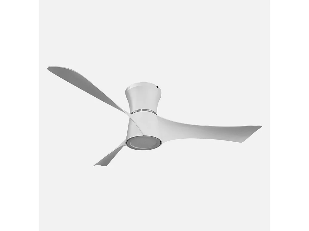 Ventilador Dc Tianas Blanco Led Mando A Distancia Intensidad Regulable