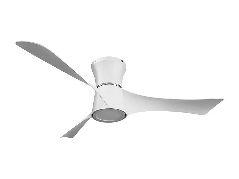 Ventilateur DC TIANAS Télécommande LED blanche intensité dimmable FABRILAMP