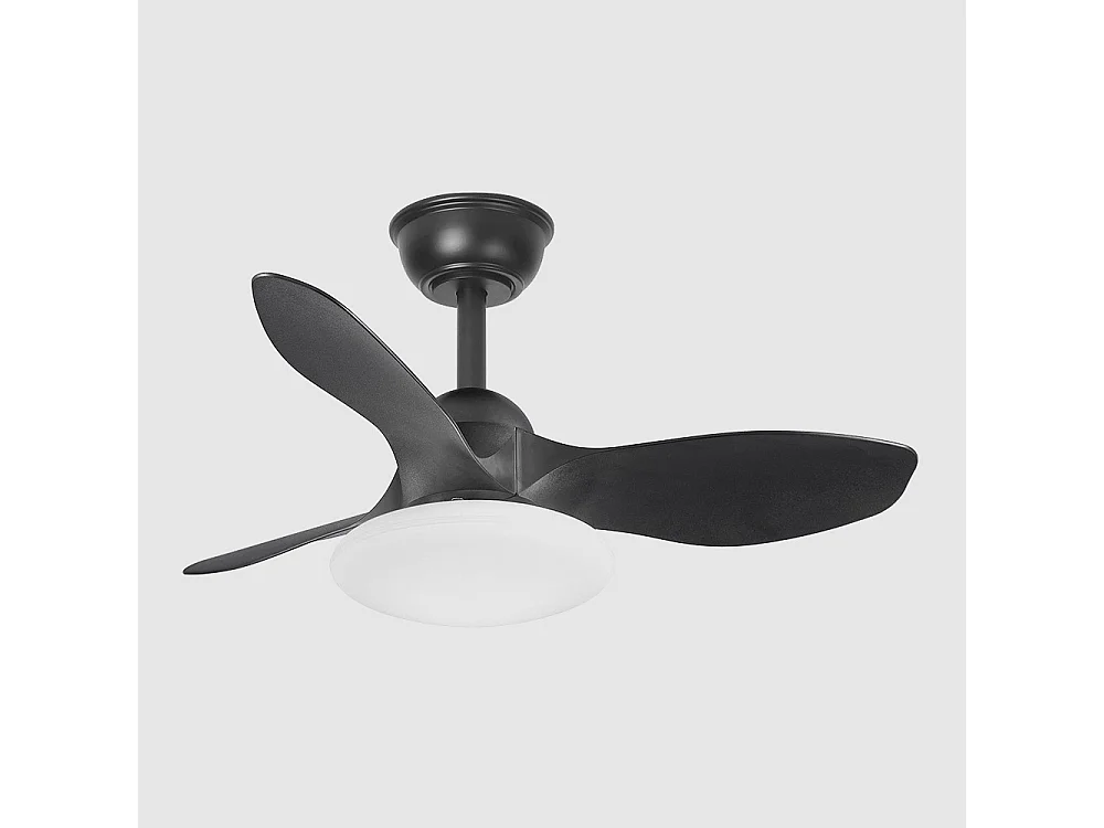 Ventilador Dc Paramo Negro Led Cct Con Temporizador