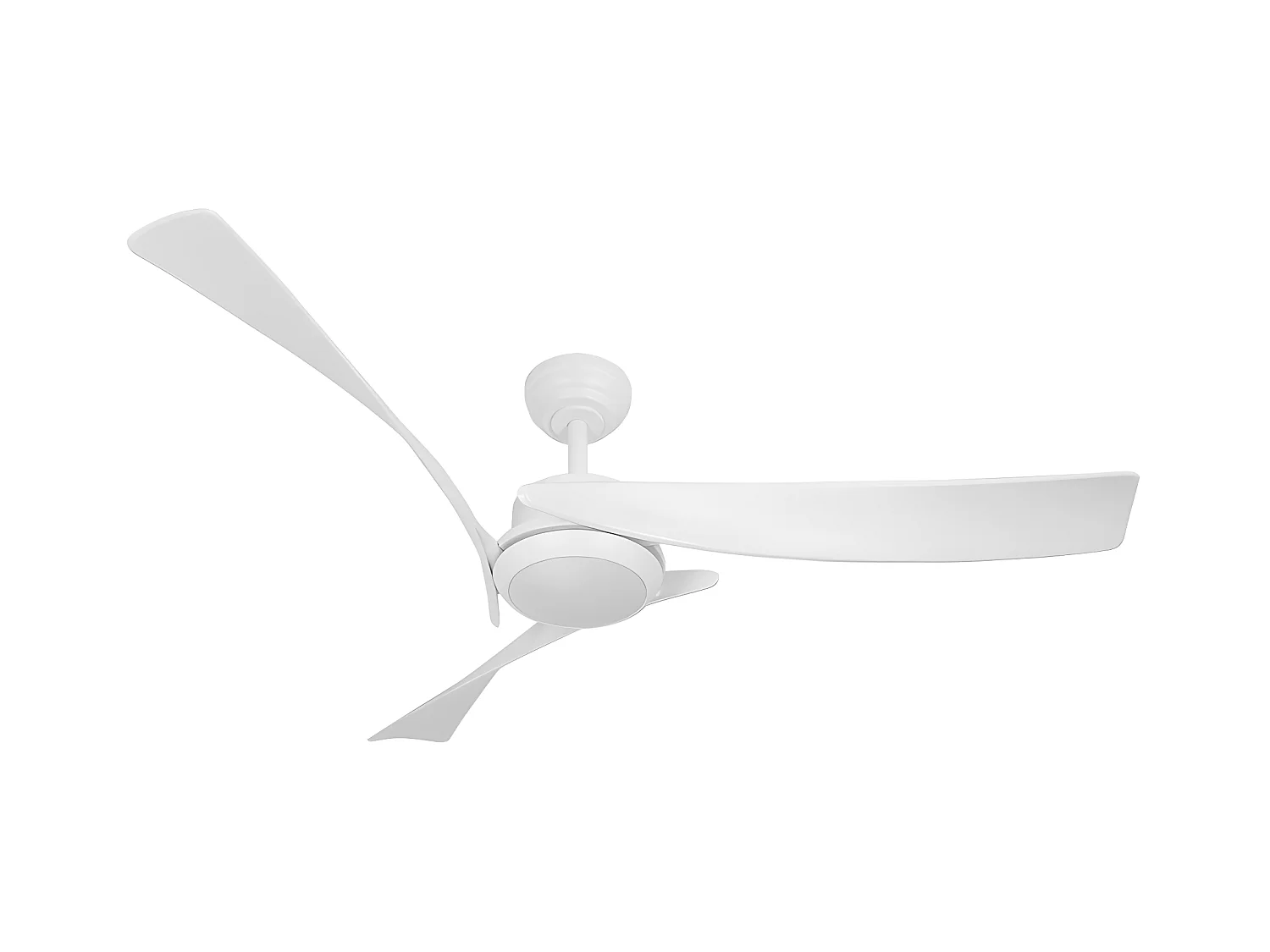 Ventilateur DC TARENTO Blanc LED Mémoire Couleur CCT Dimmable FABRILAMP