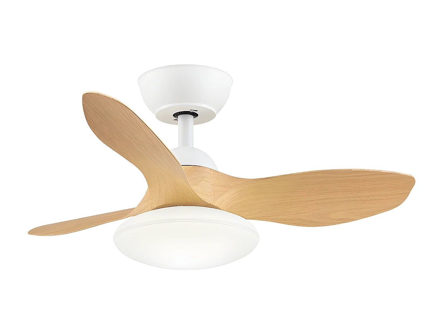 Ventilador Dc Paramo Blanco Haya Led Cct Con Temporizador