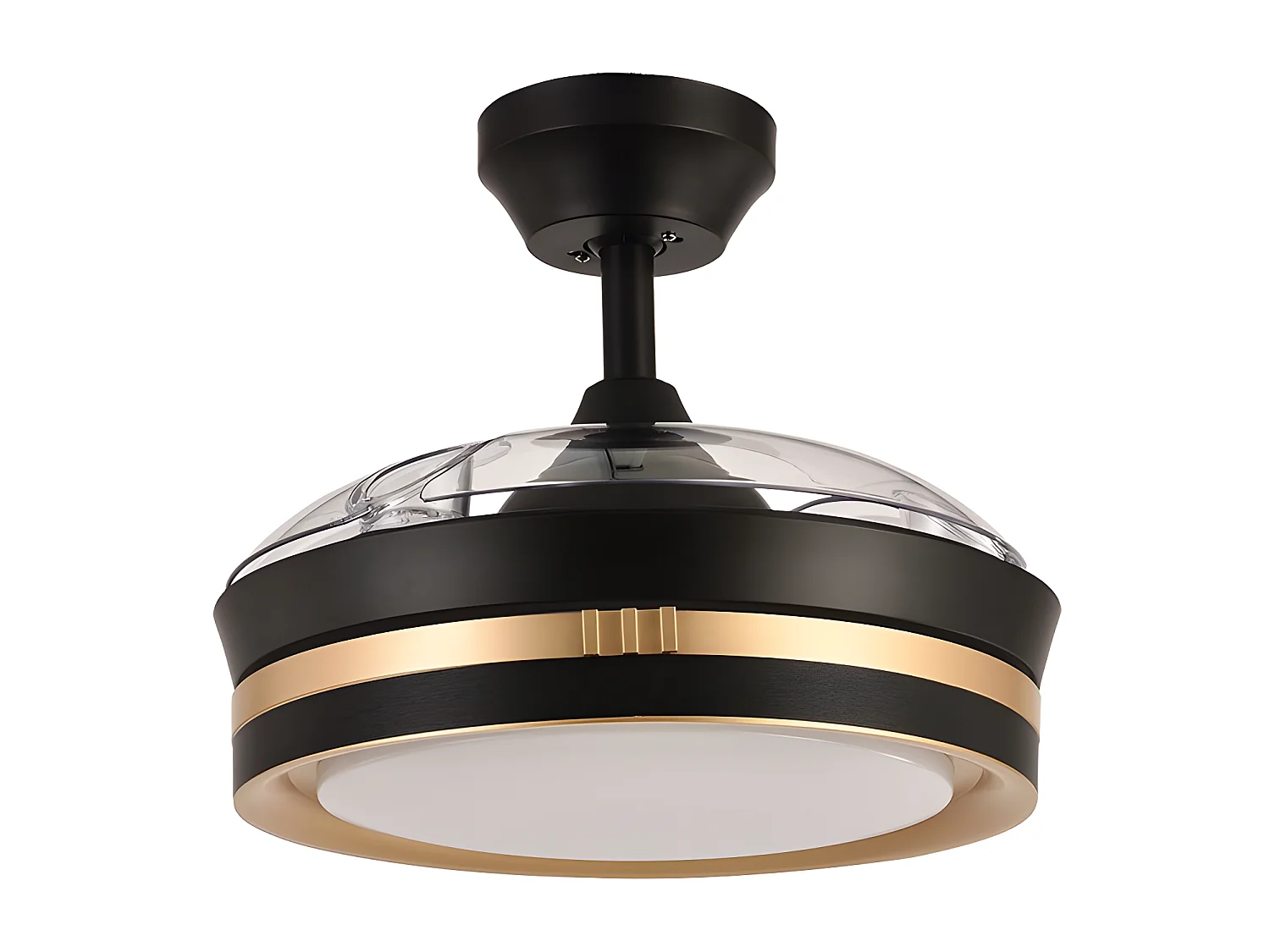 Ventilador Dc Viper S Negro Oro Led Cct Con Memoria Color