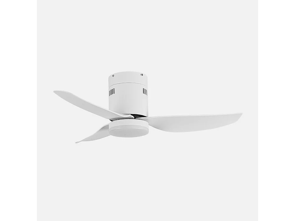 Ventilateur DC LED 20w blanc BORAX et mémoire de couleur FABRILAMP