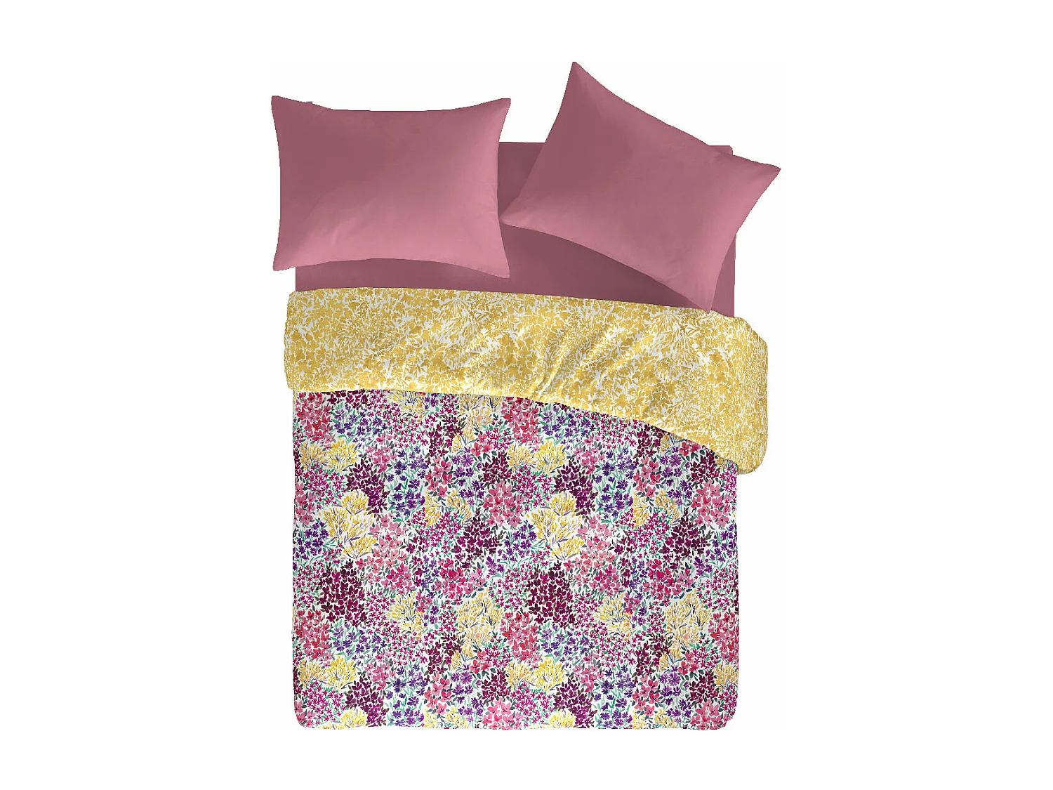 Funda nórdica reversible 100% algodón 240x220 cm KASAI A-B