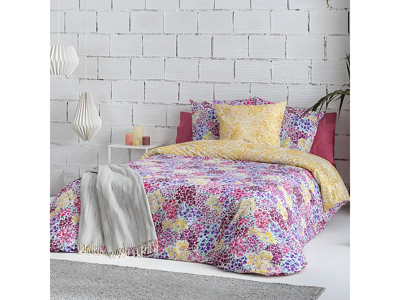 Funda nórdica reversible 100% algodón 240x220 cm KASAI A-B