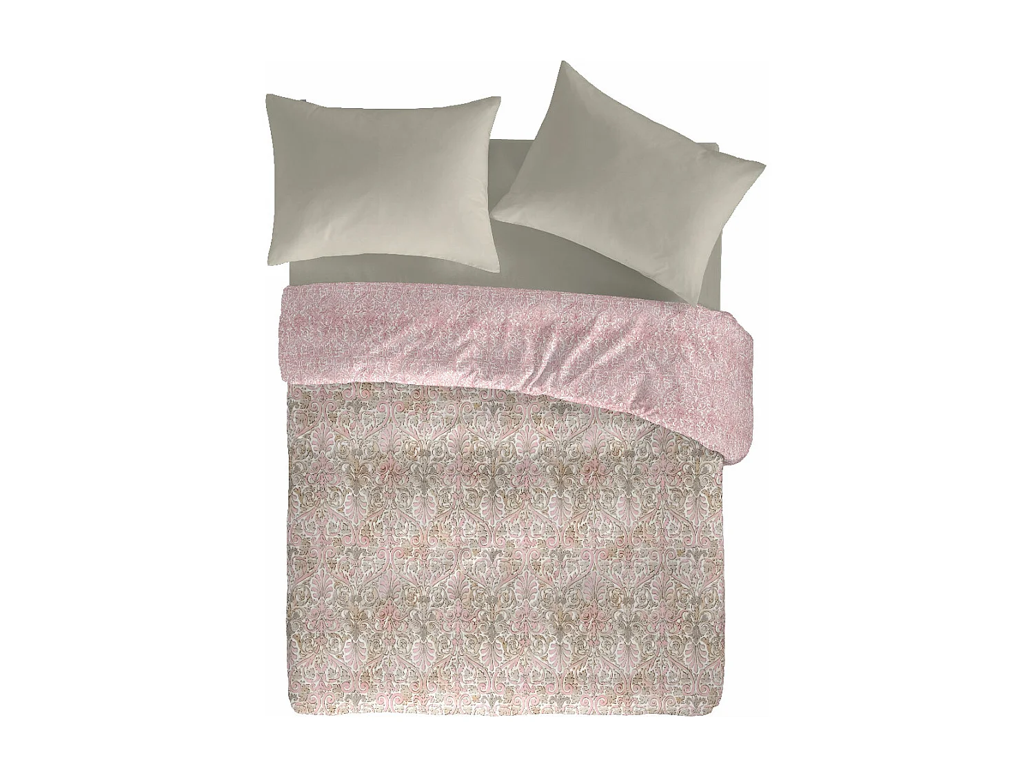 Funda nórdica reversible 100% algodón 260x240 cm LEVIRA A-B