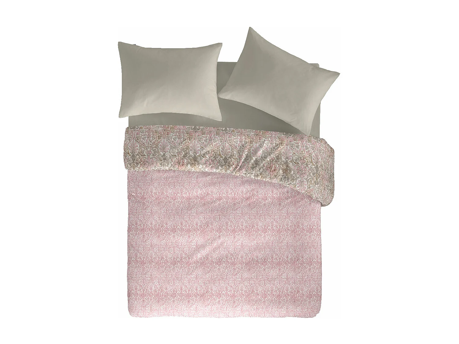 Funda nórdica reversible 100% algodón 260x240 cm LEVIRA A-B