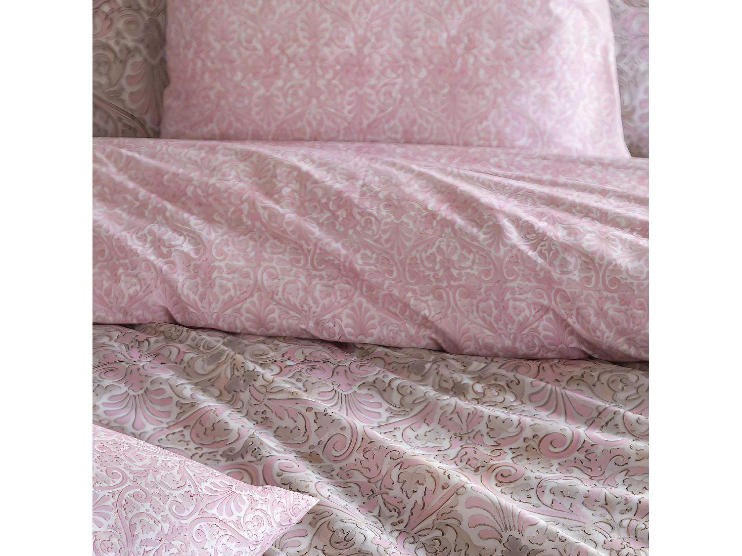 Funda nórdica reversible 100% algodón 260x240 cm LEVIRA A-B