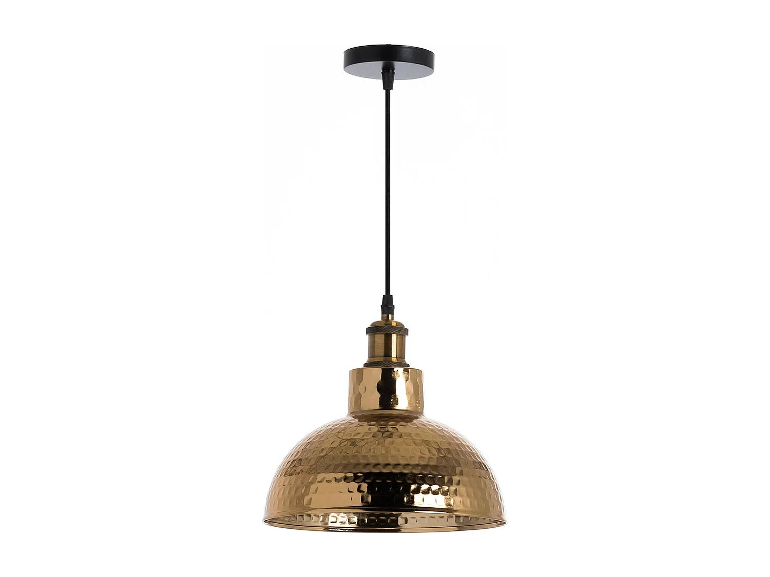 Lampada da soffitto Kutno dorata 26x26x16 cm O91