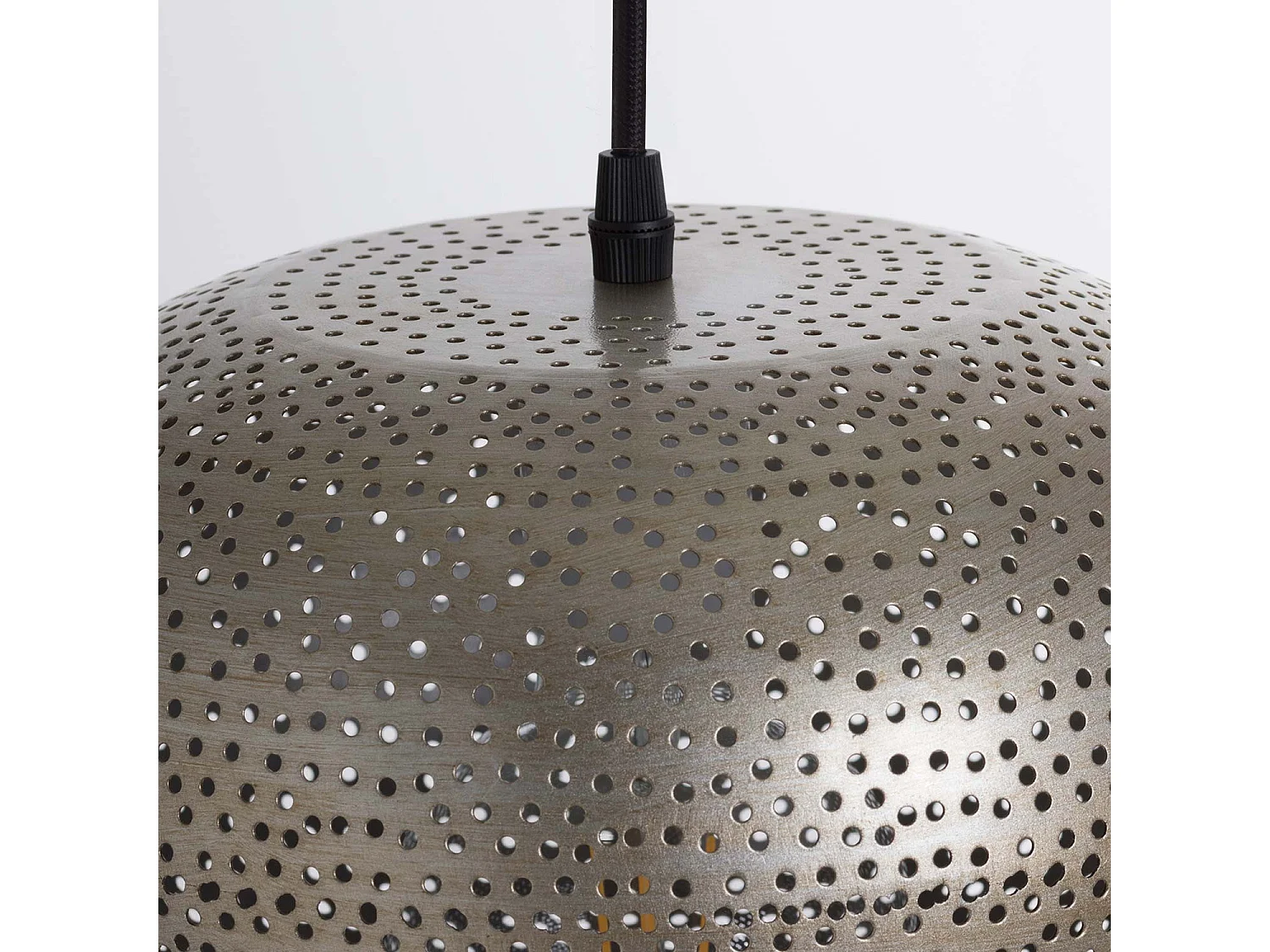 Lampada da soffitto dorata Silesia 25x25x15 cm O91