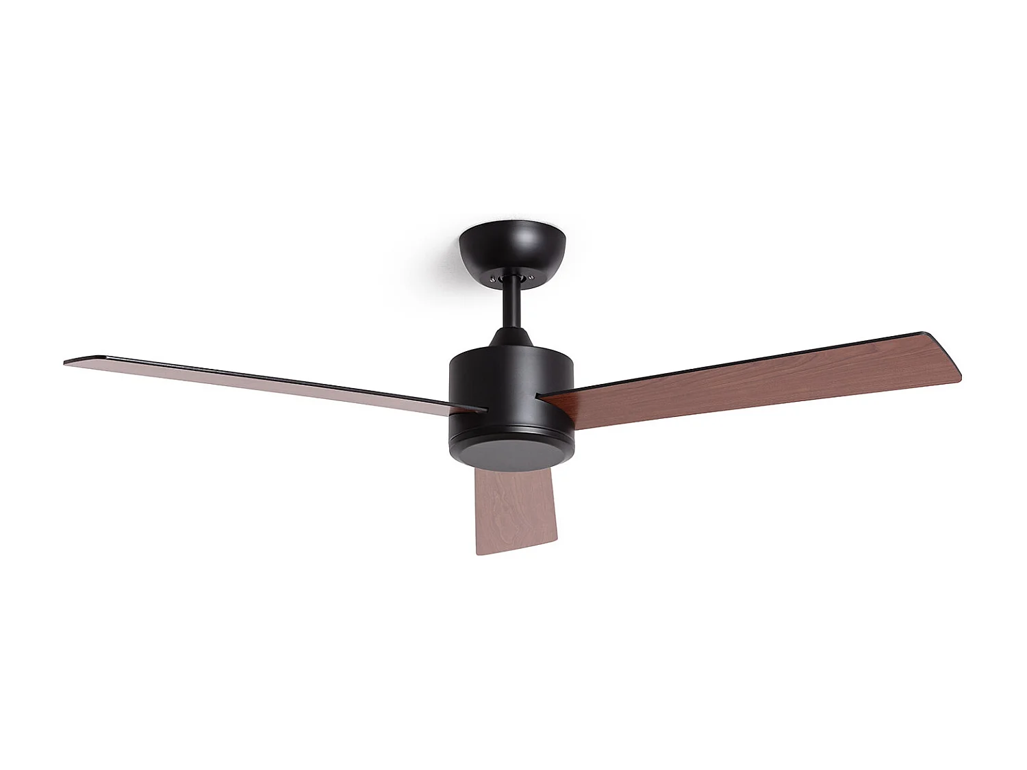 Ventilateur de Plafond Silencieux Fleves 132cm Motor DC Noir  Sans lumière, Contrôleur mural + télécommande, Wifi: False