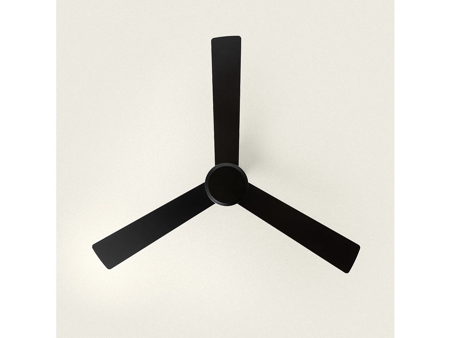 Ventilateur de Plafond Silencieux Fleves 132cm Motor DC Noir  Sans lumière, Télécommande, Wifi: True