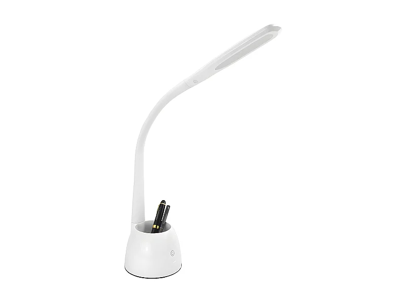 Flexo Cobain Blanco 8w 595lm 5000k Tactil Flexible Y Orientable Portalapices