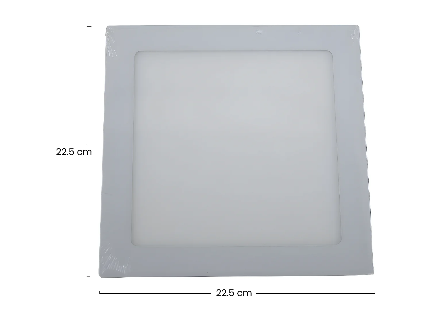 Downlight LED Quadrato Ultrasottile 15W 1100lm 22,5x22,5cm 4000K Bianco 25000H Primer Leader